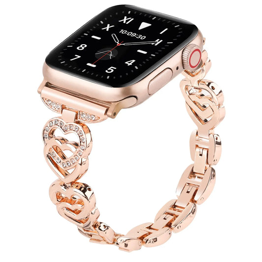 Diamond Heart Bracelet for Apple Watch