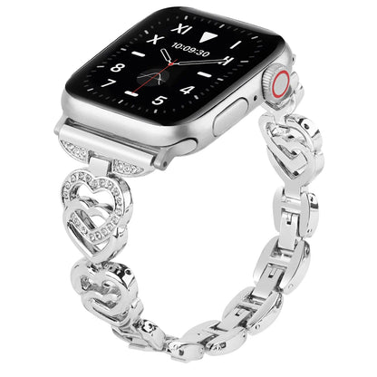 Diamond Heart Bracelet for Apple Watch
